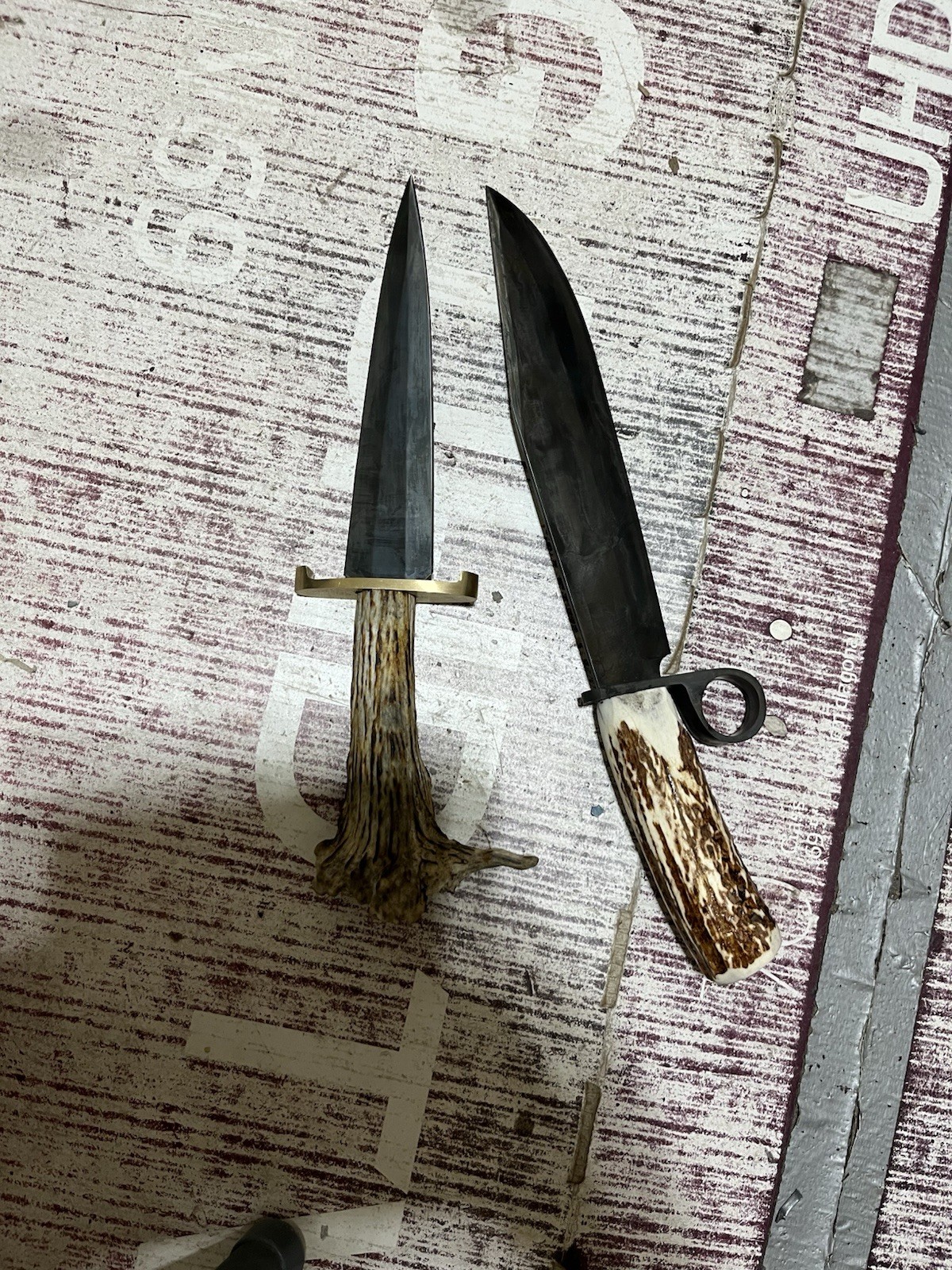 BRASS Finger  Guard Bolster Dagger   Bowie KNIFE Making