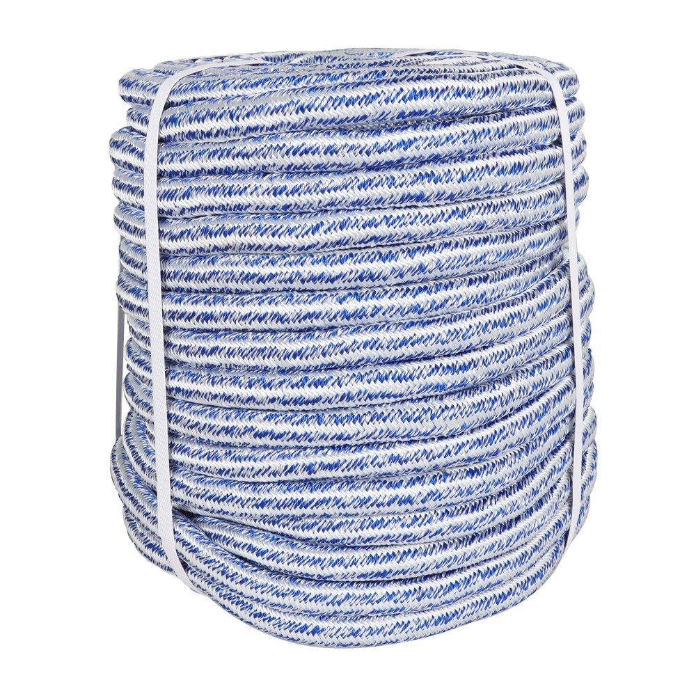 3/4" × 150' 24 Strand Braid Polyester Rope Arborist Tree Rope 20000Lbs