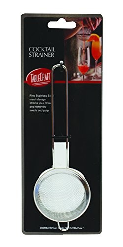 Tablecraft HS220 Cocktail Strainer, Silver