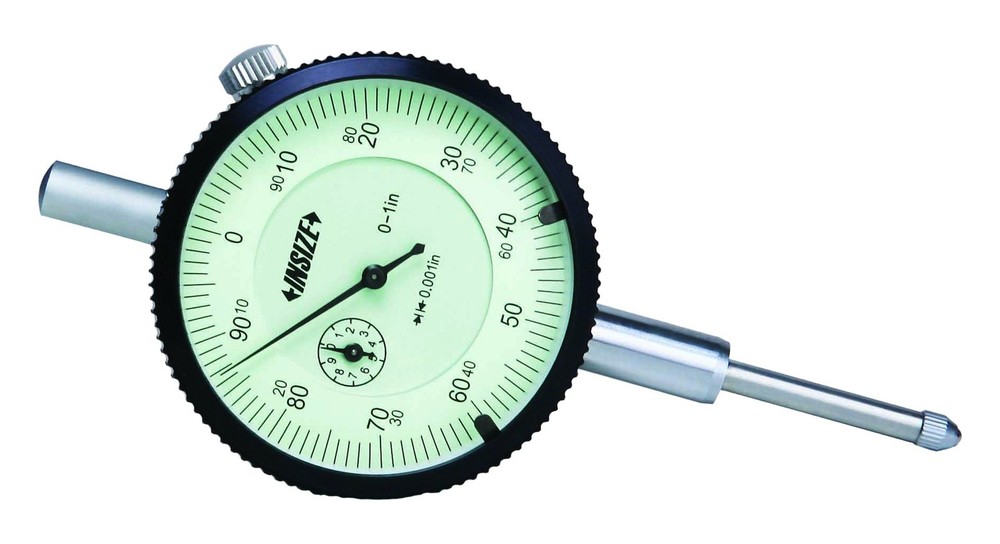 INSIZE 2307-05 Dial Indicator, .5", Graduation .001"