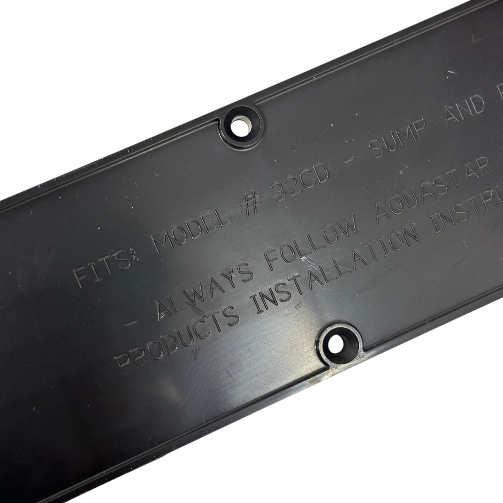 AquaStar 32CDP101 Paramount 3 Port Sump for BuzzTop Channel Drain PVC 32in