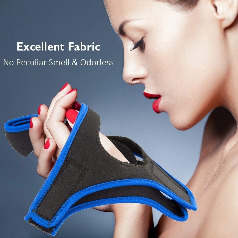 Universal Snoring Devices Adjustable, Chin Strap, Sleep Apnea, Jaw Solution