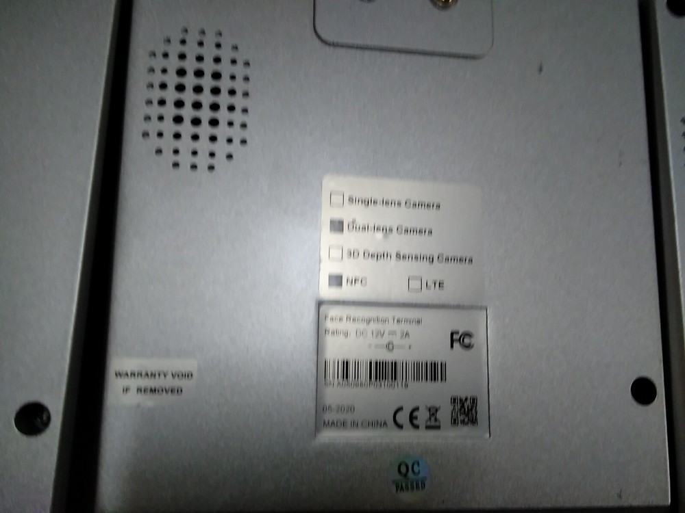 Automatic Face Recognition Temperature Measurements Scanner