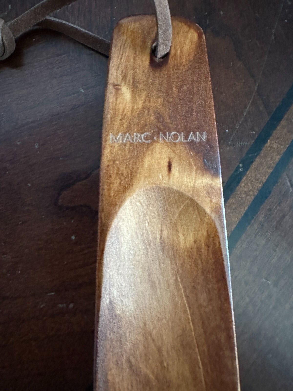 Marc Nolan 6" Wooden Shoe Horn Pocket Travel Shoehorn Men Women Seniors