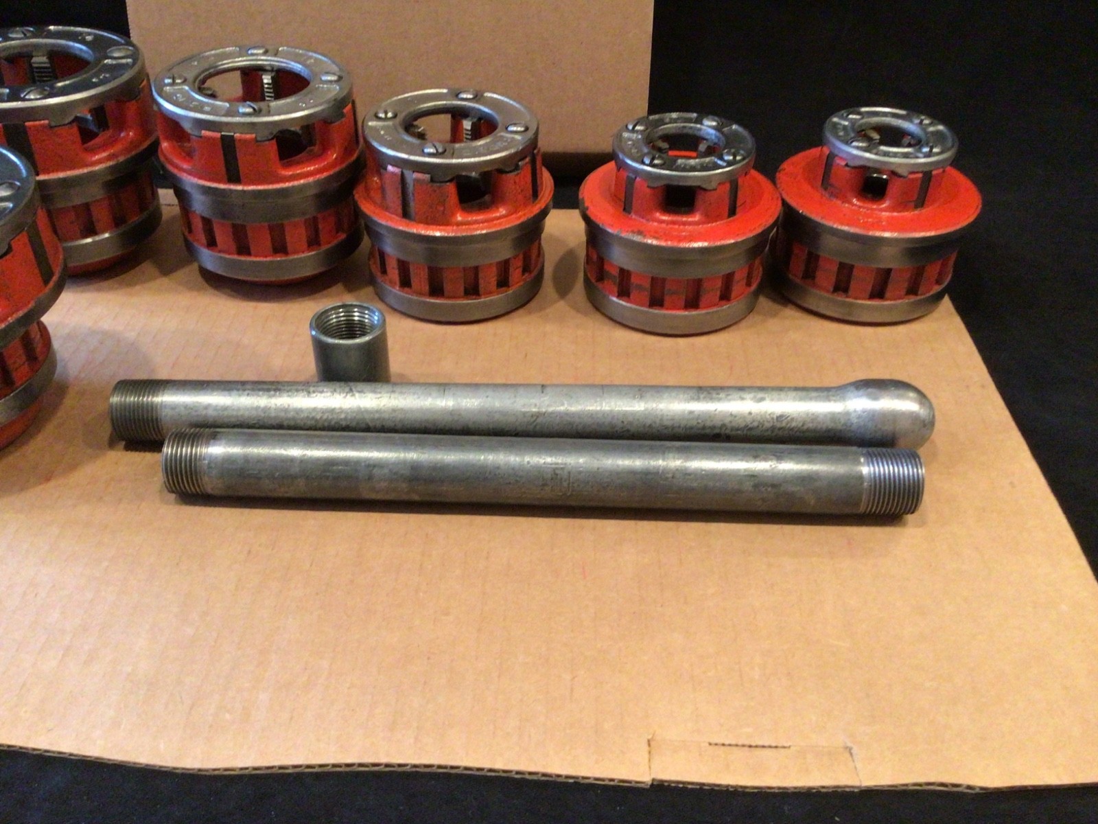 RIDGID 12 R PIPE THREADING DIE SET 1/2"-2", 6 Die Heads, FITS RIDGID 700 12R