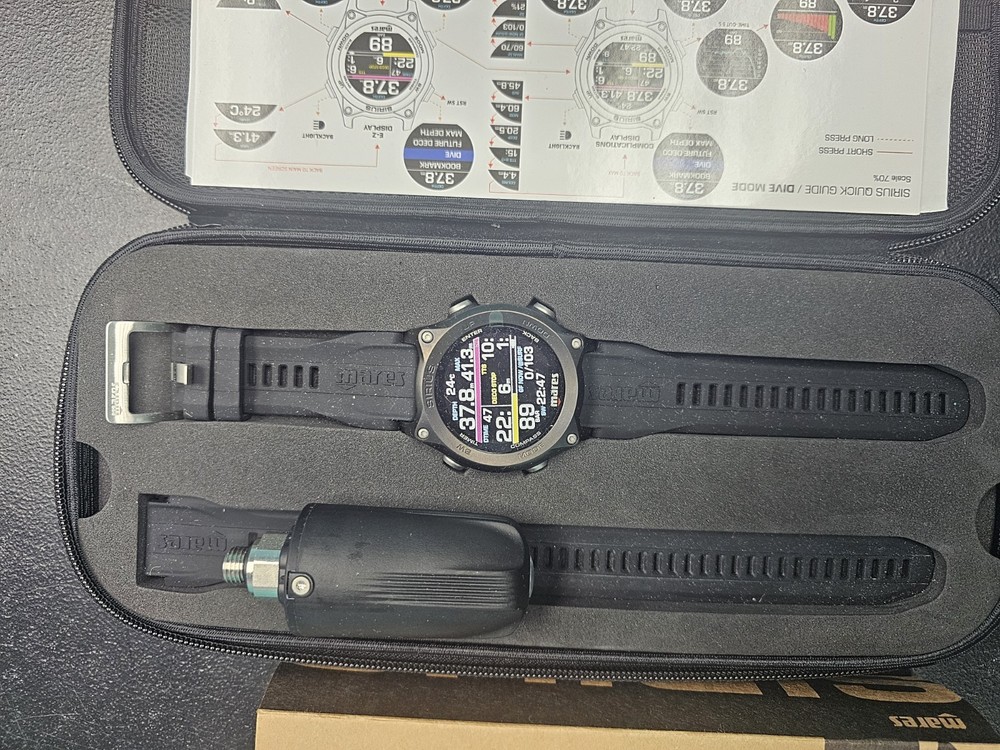 Mares Sirius Dive Computer With Wireless Transmitter