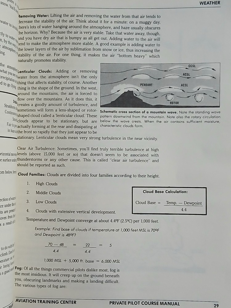 ATC Private pilot course manual 1990