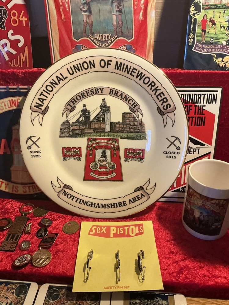 Thoresby Colliery NUM Plate