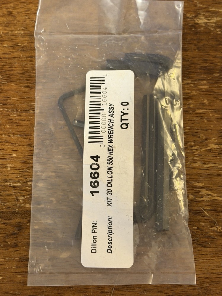 Dillon Precision 550 HEX Wrench Set - 16604