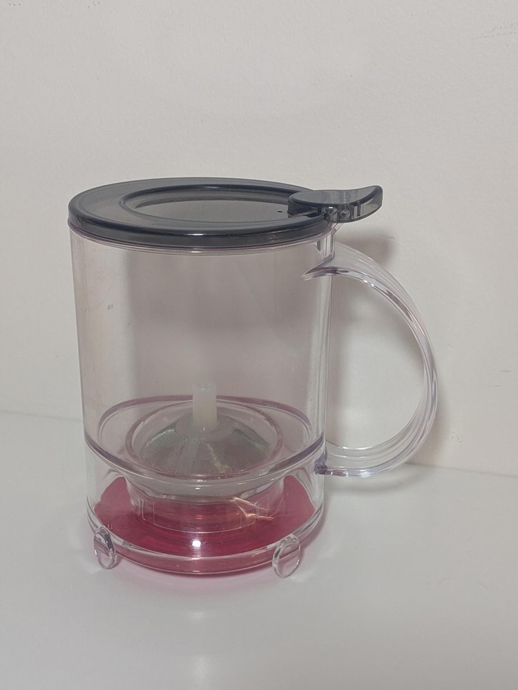 Teavana Perfectea Maker, Pink Base + Gray Lid, 16 Ounces