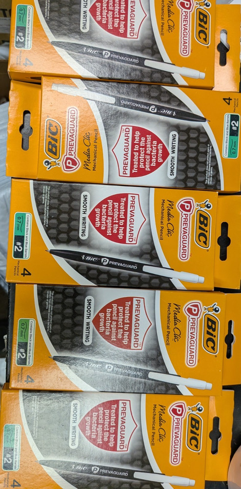BIC PrevaGuard Media Clic #2 Mechanical Pencil, Medium Point (0.7mm), 20 Count,