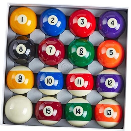 Billiard Balls Set 16 Pool Table Balls Deluxe