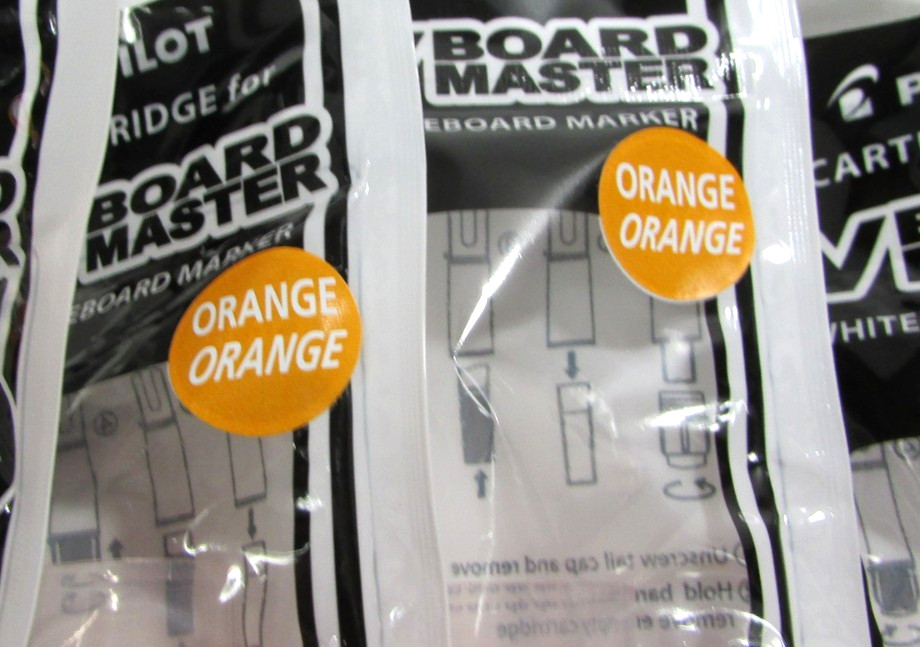 Pilot V Board Master Refill Cartridges, Assorted Colors, 10 Pack