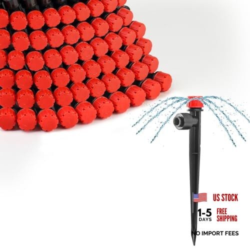 60pcs Quick-Connect Drip Irrigation 60PCS Drip Irrigation Stream Emitters