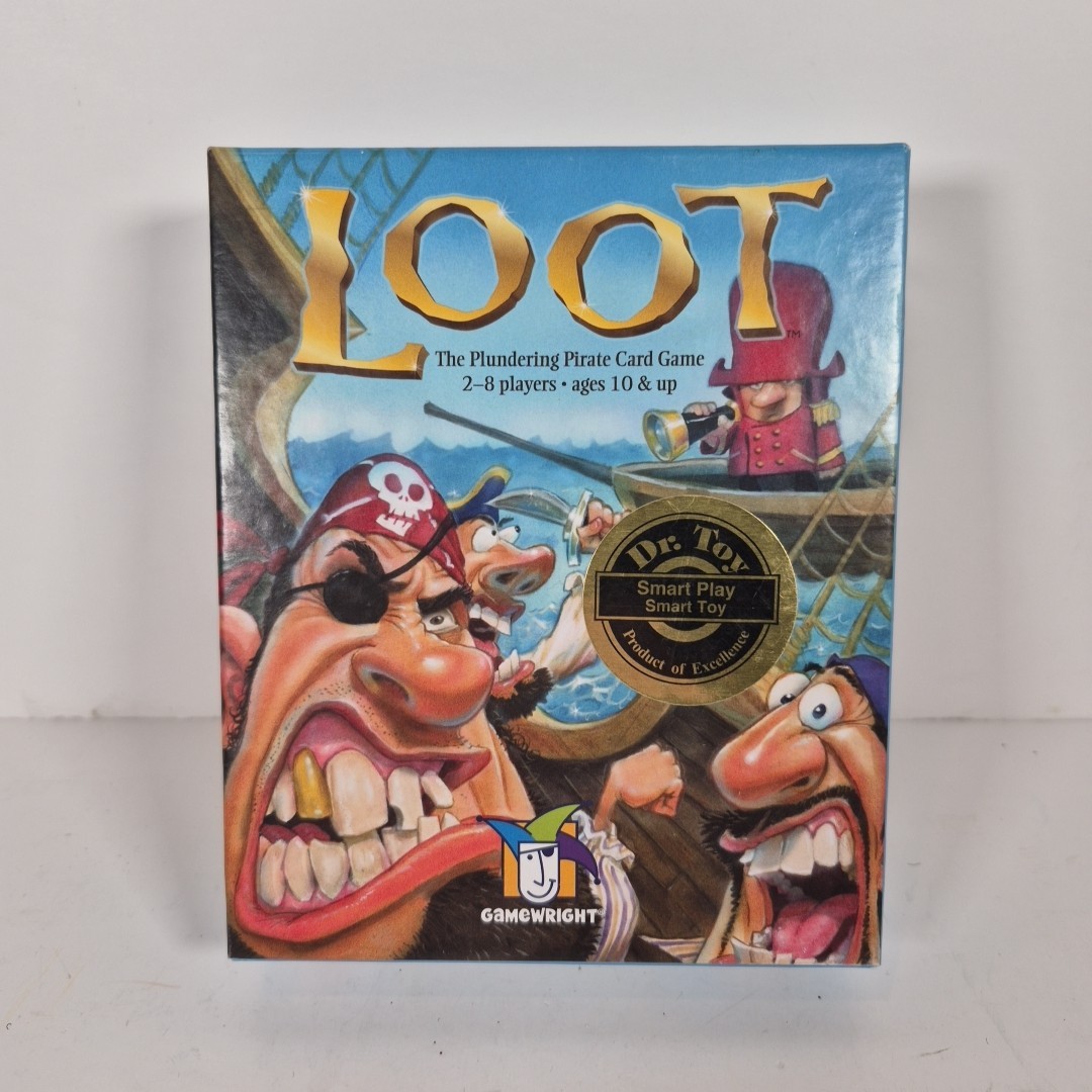Loot The Plundering Pirate Card Game GameWright Complete Mensa Select Dr Toy