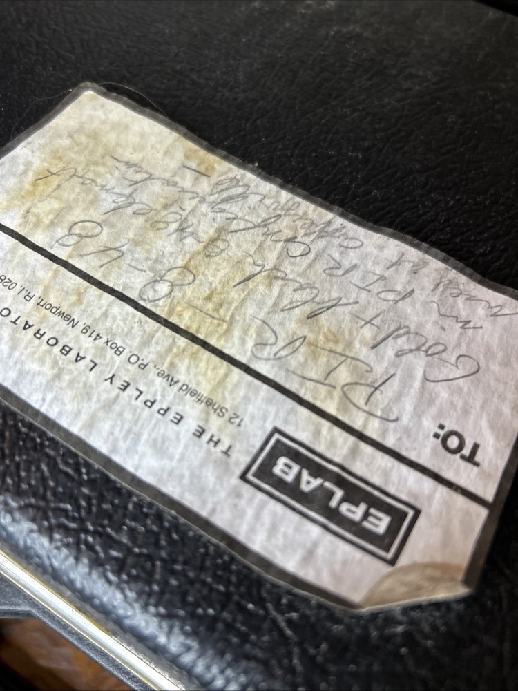 Eppley Pyranometer With Case And Cord Model 2