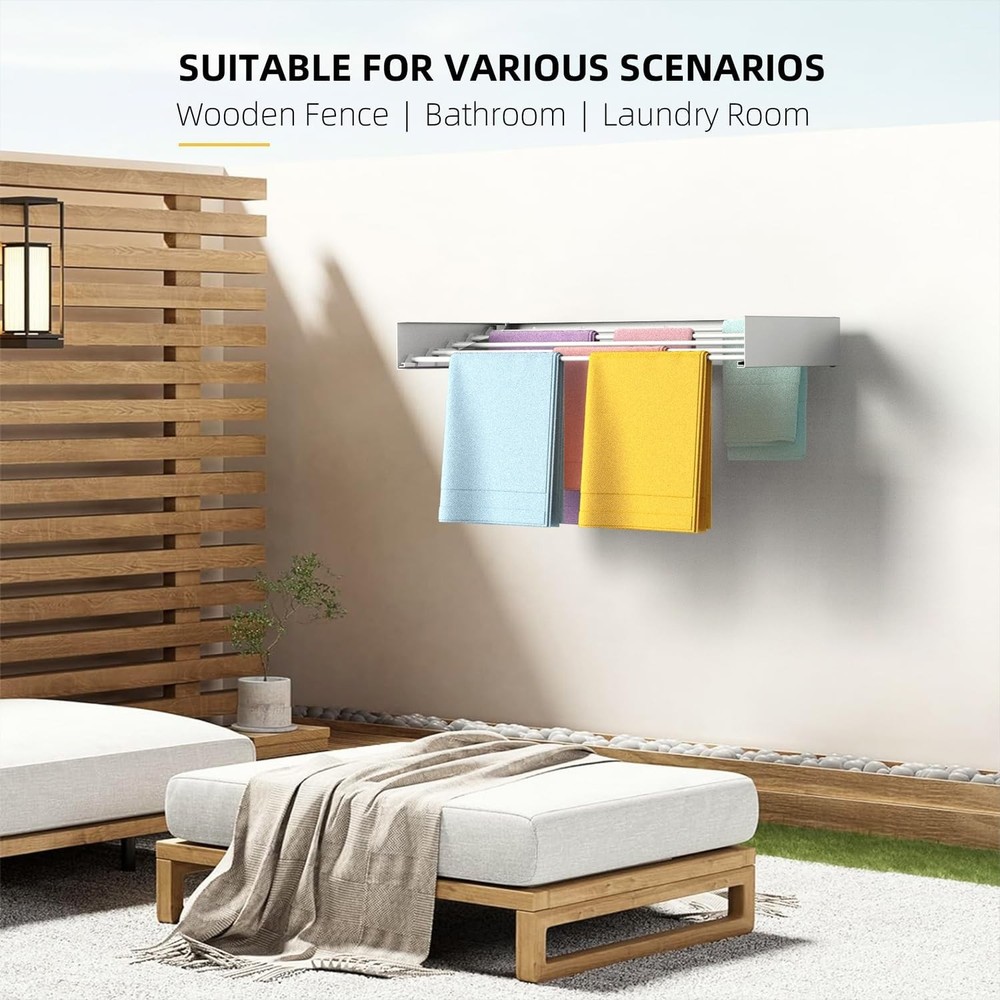 Foldable Wall Mounted Drying Rack - Foldable Drying Racks
