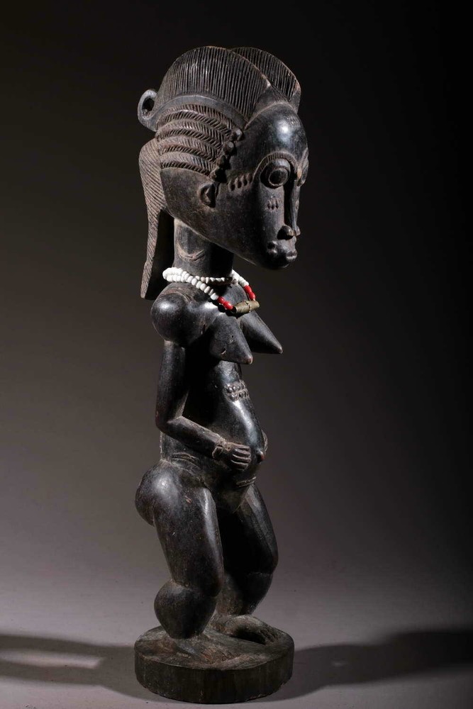 Art African Statue Baoulé 1505
