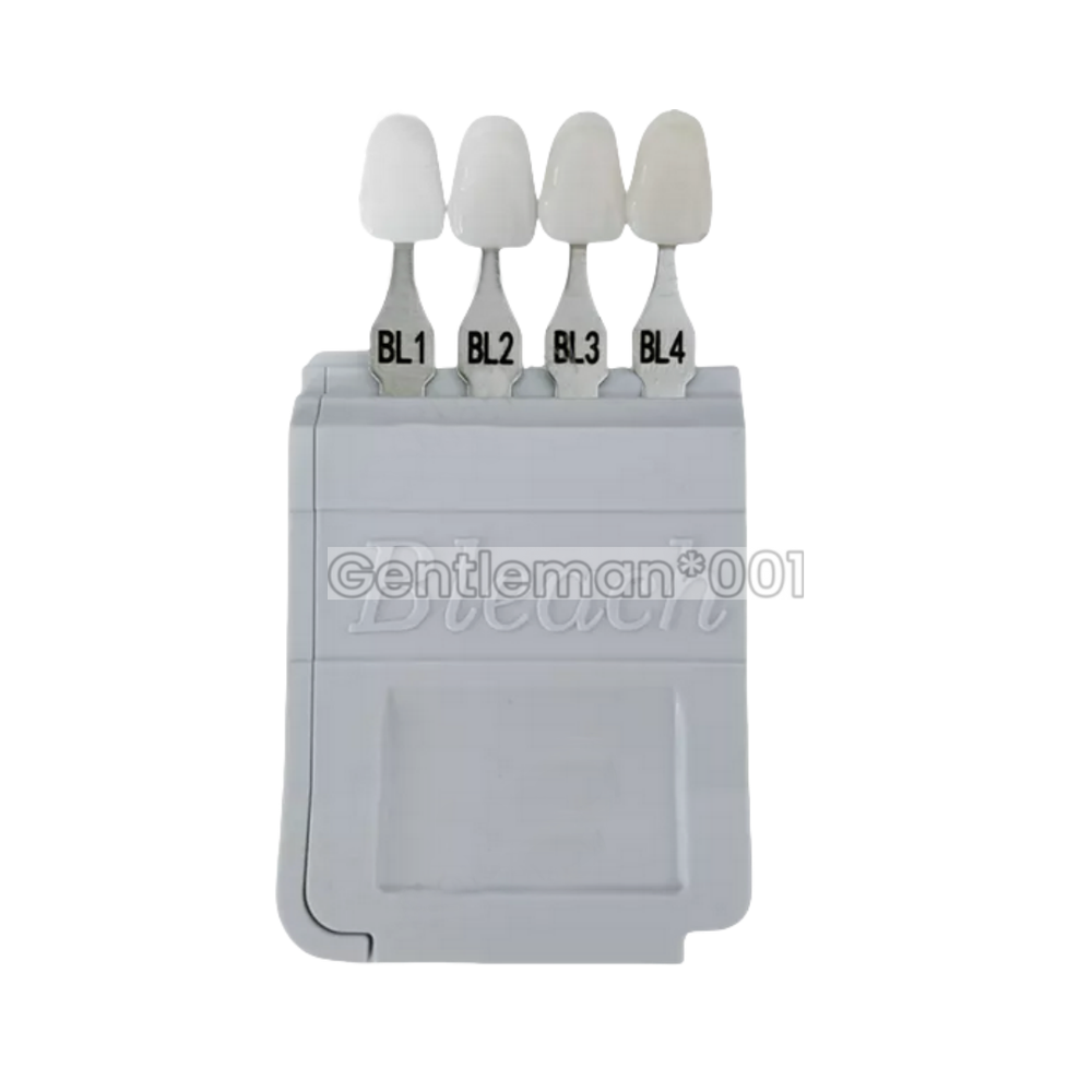 Dental Bleached A-D Shade Guide Bleached Chart Teeth Whitening Based Vita