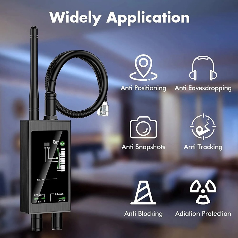 Anti Spy Hidden Camera Detector M8000 Bug Detector Hidden Device Detector