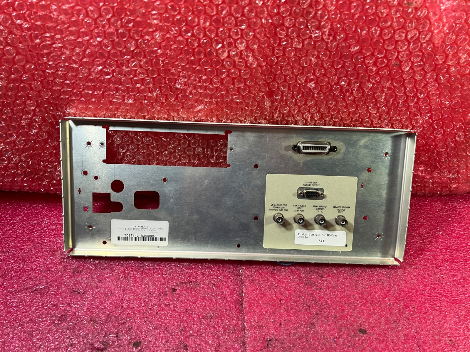 Tektronix TDS 714L Digital Storage Oscilloscope Metal Back Panel