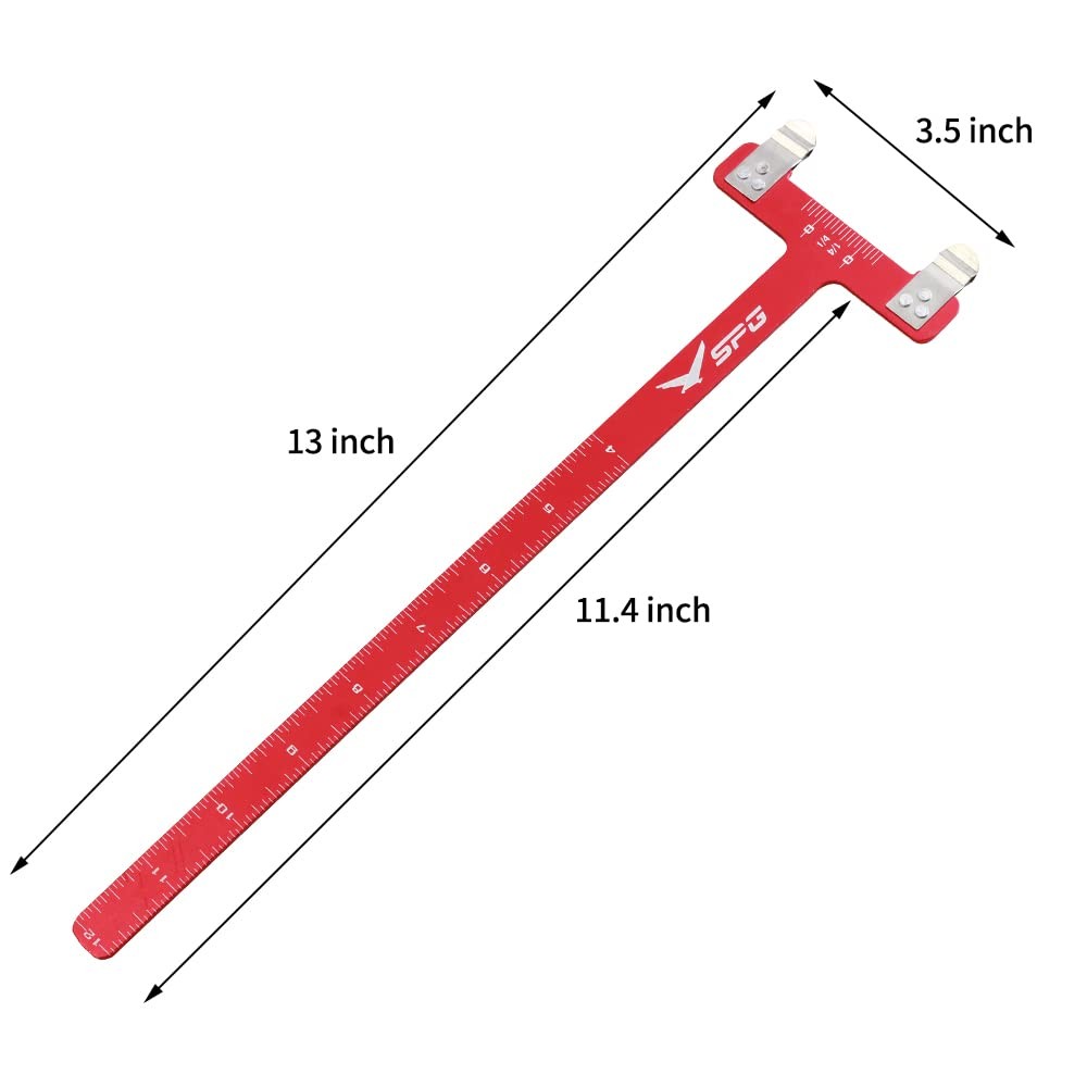 SOPOGER Archery Bow Square Nocking Points Pliers String Knock Kit T Red