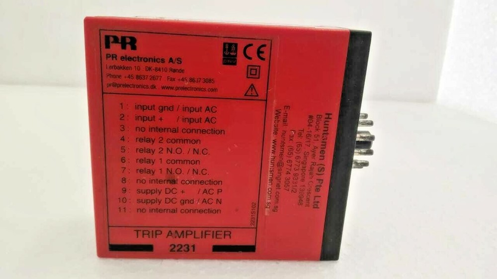 TRIP AMPLIFIER 2231 P R ELECTRONICS