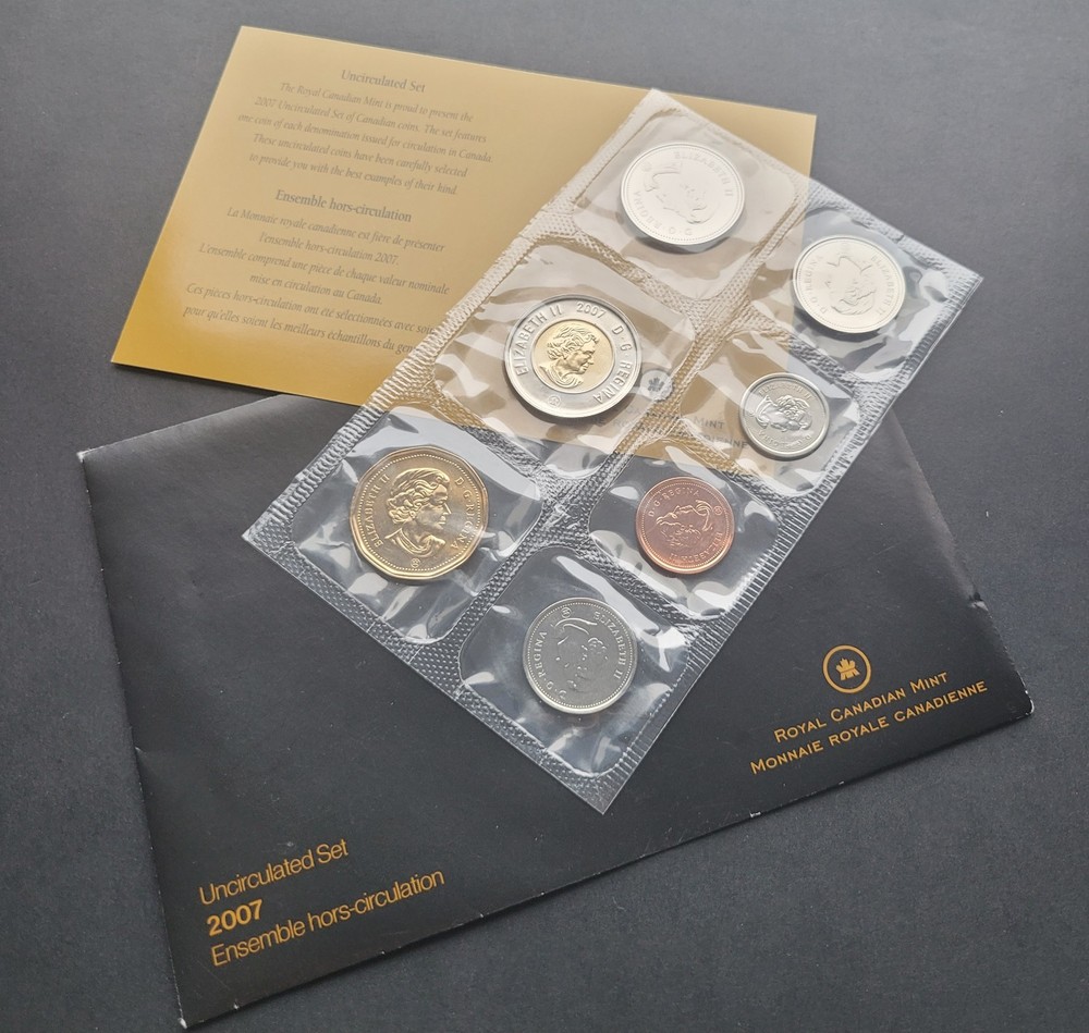 *** 2007 CANADA PROOF LIKE ROYAL MINT SET *** STRAIT 7 ***