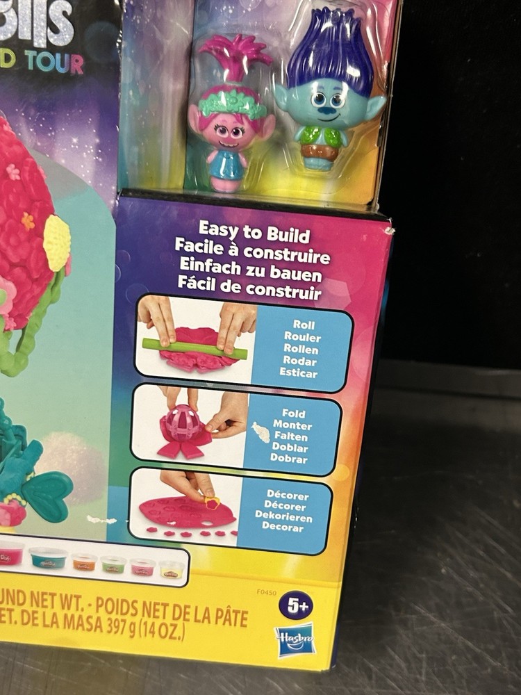 Play-Doh Builder Troll Salon Model Kit New