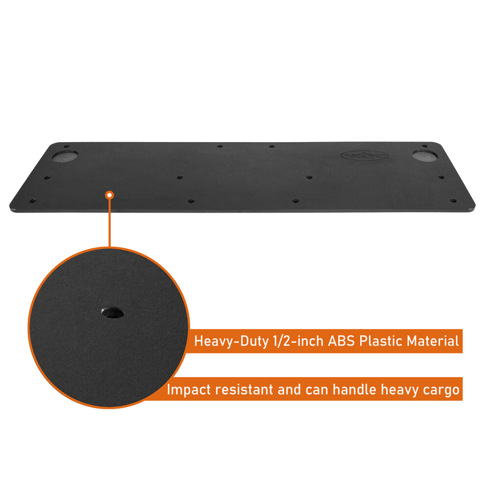 Black Tailgate Plastic Table Shelf Panel Replace Fit Jeep Gladiator JT 2020-2026