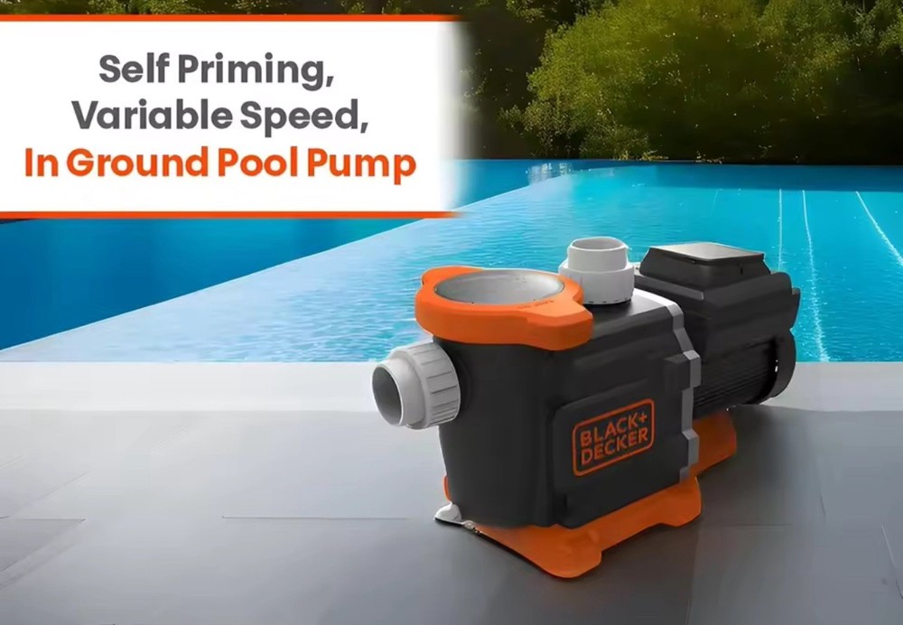 Black & Decker 3HP Energy Star Variable Speed Inground Swimming Pool Pump