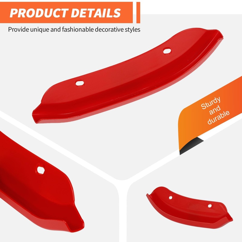 Front Bumper Lip Splitter Protector Cover Compatible with 2015-2023 Dodge Cha...