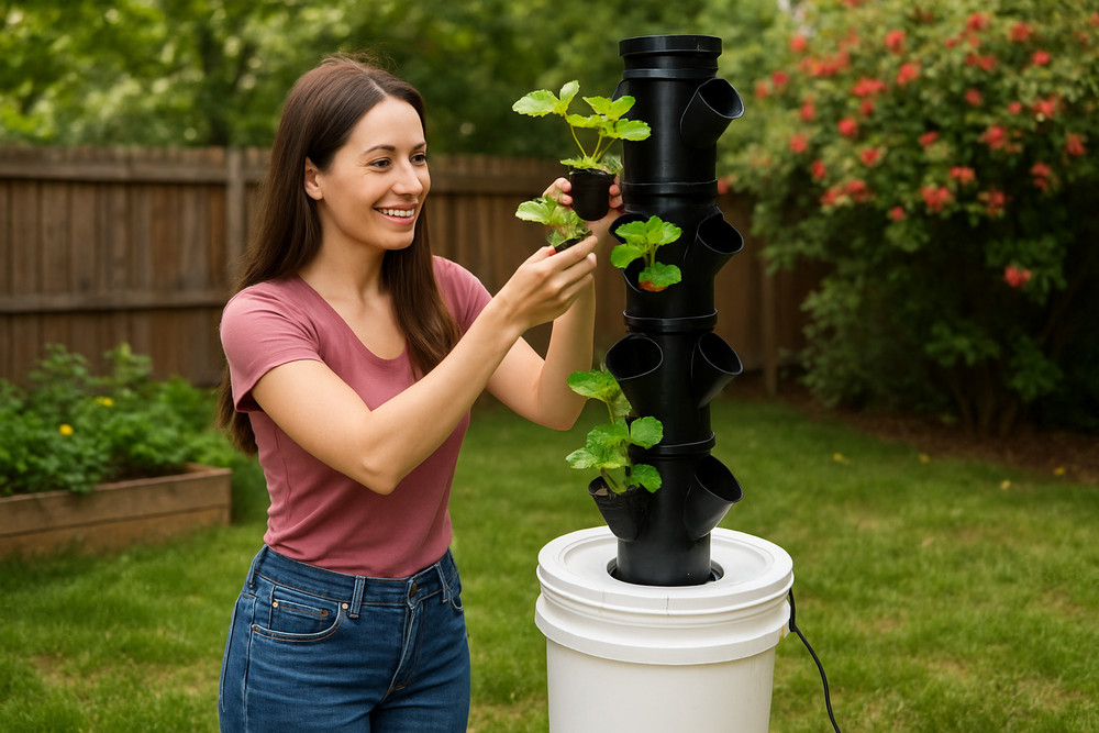 hydroponics tower