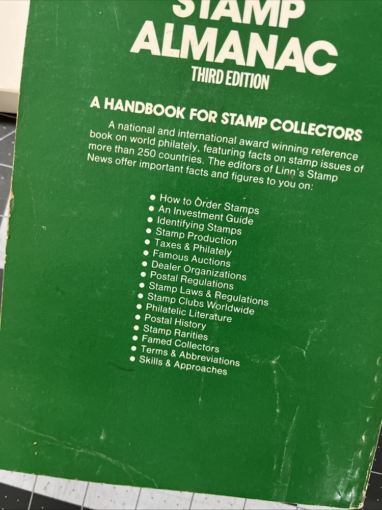Linn’s World Stamp Almanac Third Edition Soft Cover Book - Collection Supplies