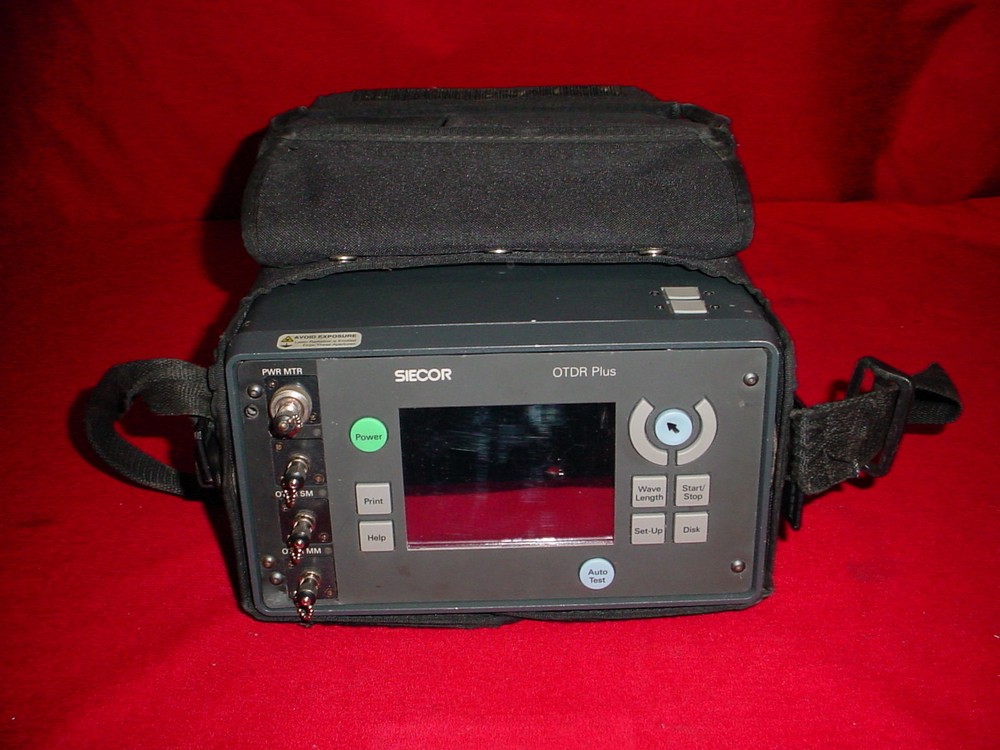 Siecor OTDR Plus Multitester c/w VFL Model 383-MD55-SD55