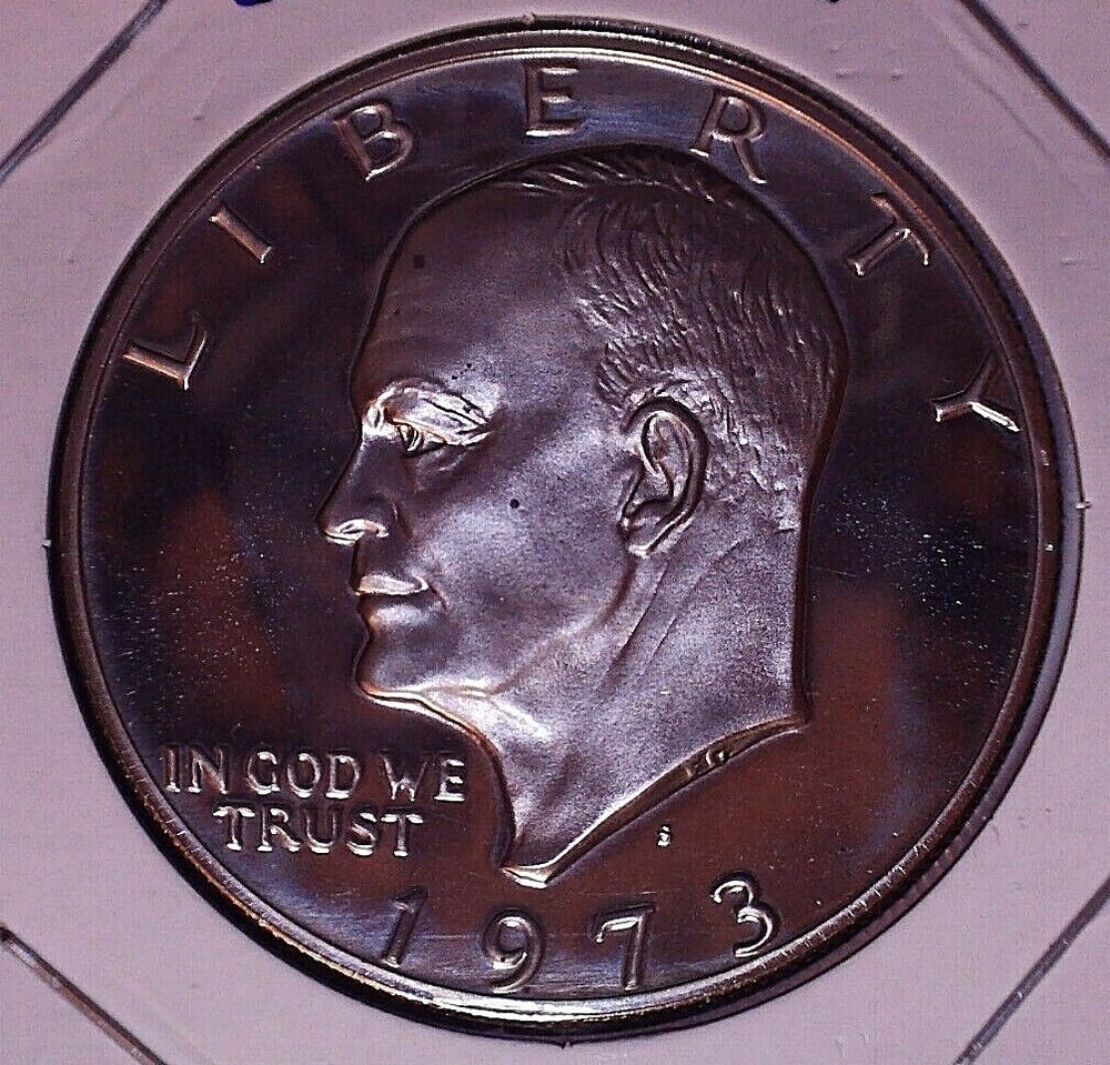 1973-S Eisenhower "Ike" Clad Proof Dollar $1 Uncirculated
