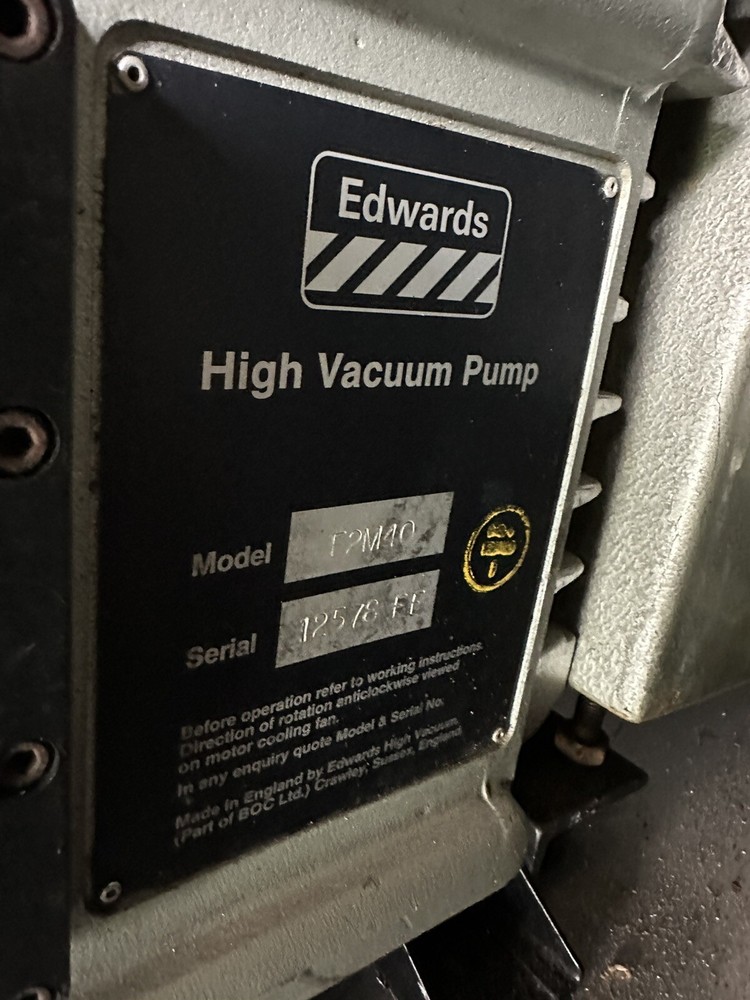 Edwards E2M40 Two Stage High Vacuum Pump.