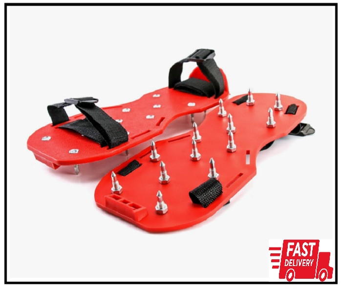 Gunite Spiked Shoes With 3/4” Short Spikes Perfect For Epoxy Floor, Overlays