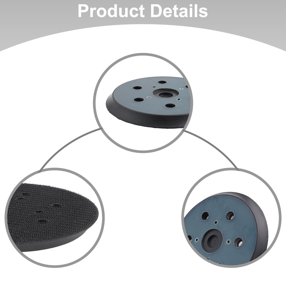 6 Inch 6 Hole Sanding Pad Hook&Loop 150mm Backing Pad For Random Orbit Sander