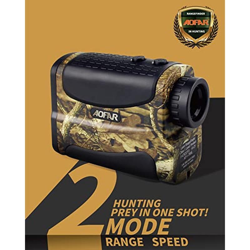 700 Yards Waterproof Hunting Range Finder Lightweight Portable Pin Sensor Tech