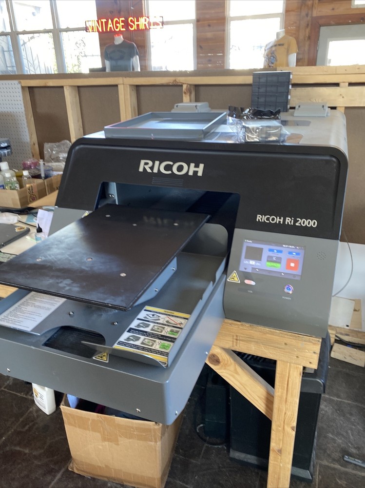Ricoh Ri 2000 DTG Printer Used Garment Printer - Good Condition