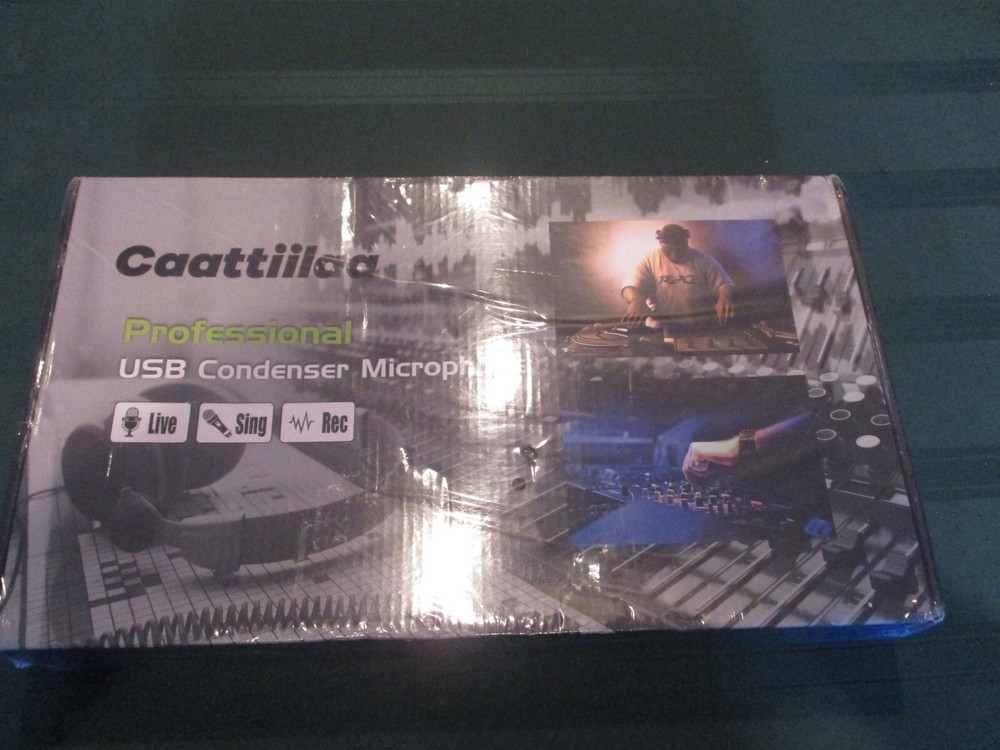 Sealed Caattiilaa Professional USB Microphone USB Condenser Microphone