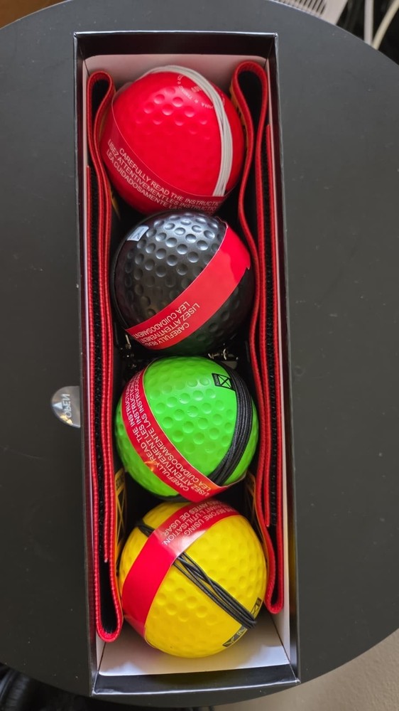 YMX BOXING® Ultimate Reflex Ball Set with Counter App - 4 React Reflex Ball Plus