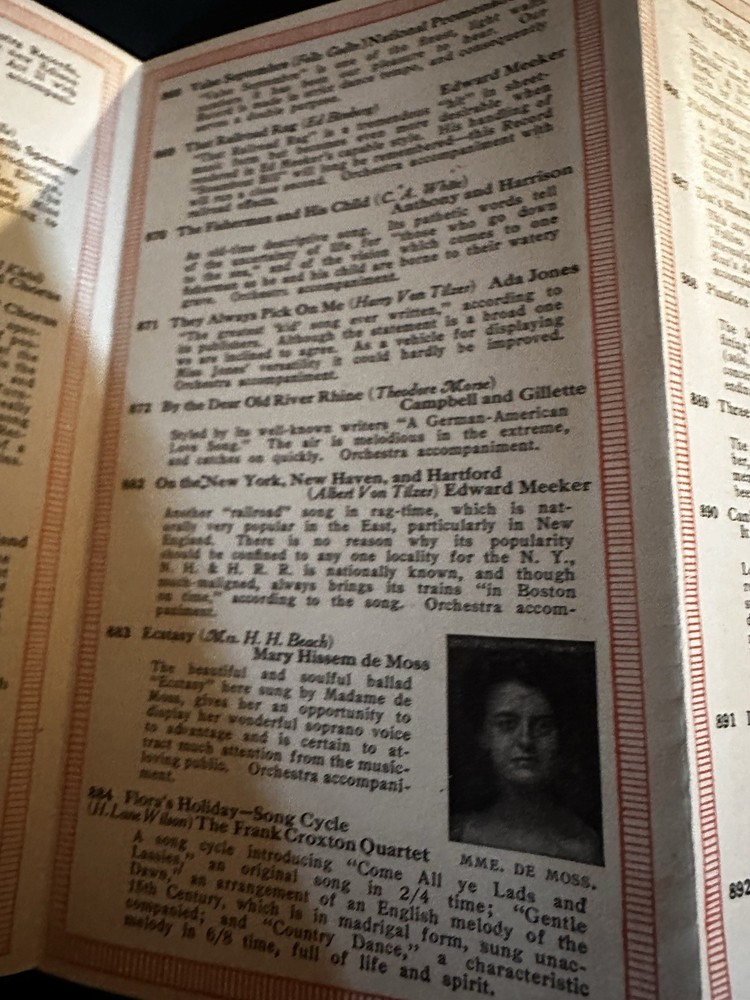 Edison Records Brochure 1912