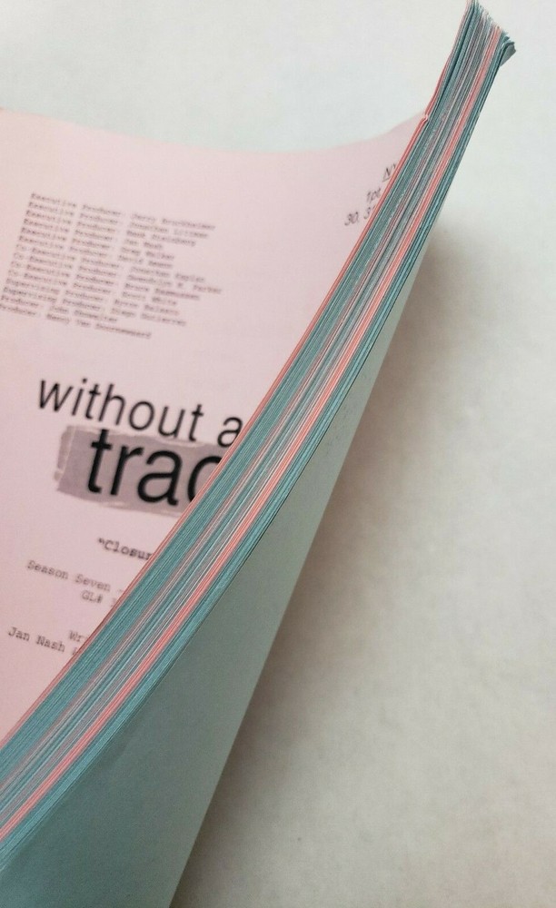 WITHOUT A TRACE / Jan Nash 2008 TV Show Script, ANTHONY LAPAGLIA "Closure"