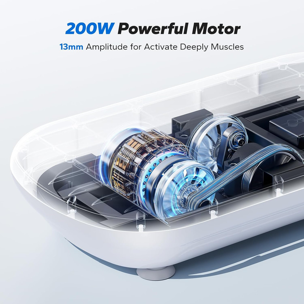 Vibration Plate Exercise Machine, Vibration Plate 440 Lbs Capacity, Bluetooth an