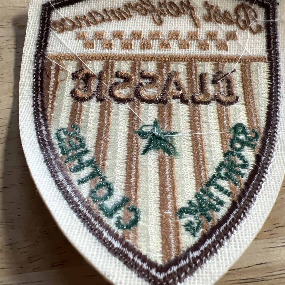 VTG BEST PERFORMANCE CLASSIC SPORTING CLOTHES PATCH NEW