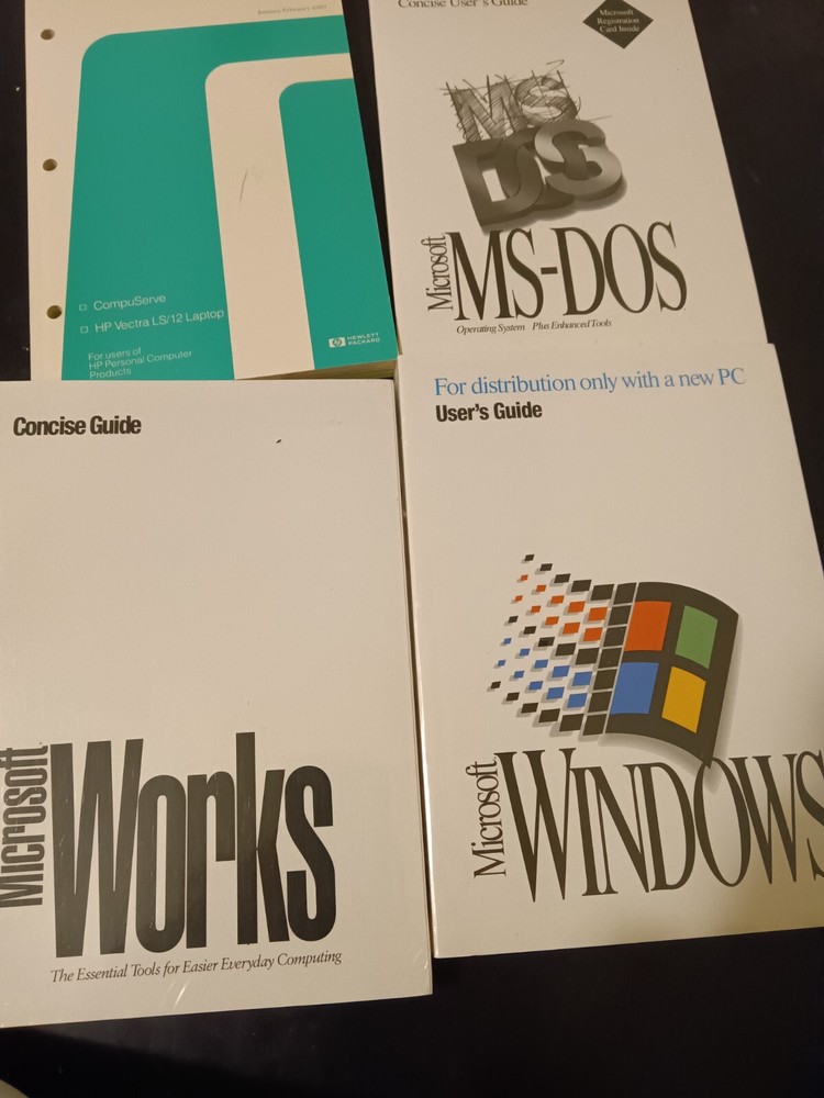 Microsoft Office 1995 User Guides New Condition. MS DOS MS Windows Microsoft...