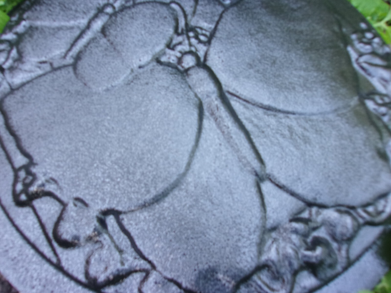 Butterfly steppingstone mold concrete plaster cement garden mould 12" x 1" thick