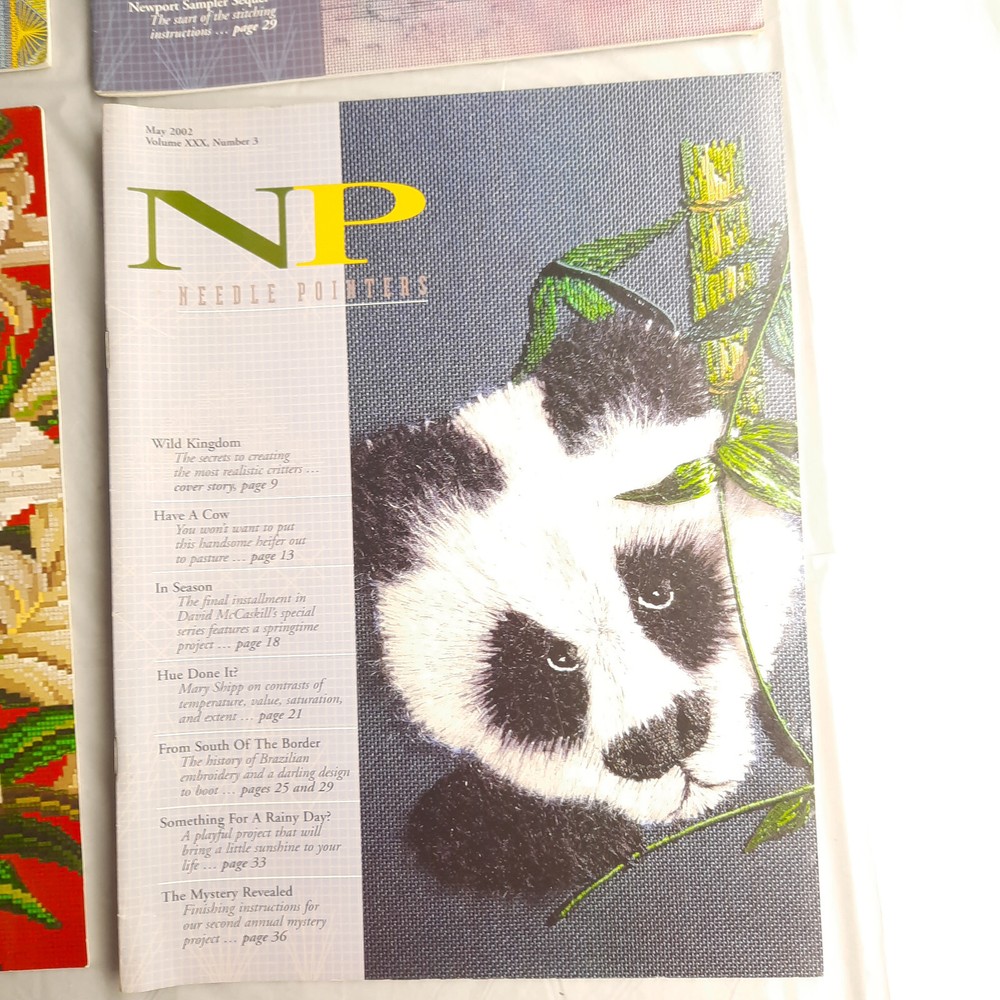 Needle Pointers Magazine Lot 2002 Partial Year 4 Issues Set